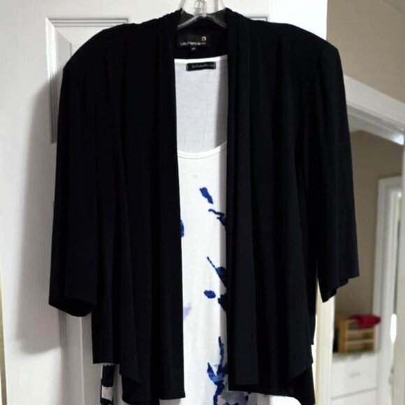 Blue and White Comfy and Beautiful Dress - Picture 5 of 5